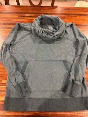 L.L. Bean Women's blue Cowl Neck Sweater